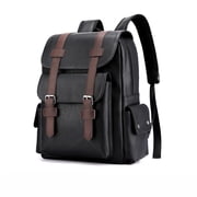 Cagogo under $5 Laptop Backpack, Leather Laptop Backpack,Men's Business Travel Backpack,15.6 Inch Computer Backpack,College Novelbag Daypack,Work Office Backpack,Waterproof Laptop Bag
