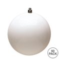 thumbnail image 2 of Vickerman N596011S 2.4 in. White Shiny Christmas Ornament Ball - 60 per Box, 2 of 2