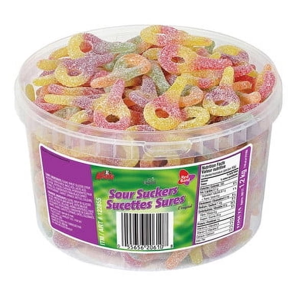 Red Band Sour Suckers Tub 300 Suckers 1.2 kg