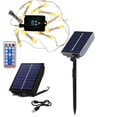 thumbnail image 4 of Solar Lights Outdoor Outdoor Tent Light Beach Sun Shading Solar Clip Umbrella Light 8-Mode Clip and Ground Plug Usb Charging Solar String Lights Outdoor, 4 of 9