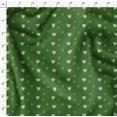 thumbnail image 4 of Soimoi Green Rayon Fabric Heart & Dots Print Fabric by the Yard 42 Inch Wide, 4 of 5
