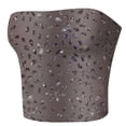 thumbnail image 4 of Tube Tops, Womens Printed Strapless Yoga Exercise Chest Wrap Pullover, 4 of 4