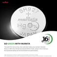 thumbnail image 3 of Murata 329 SR731SW Battery 1.55V Silver Oxide Watch Button Cell (20 Batteries), 3 of 5