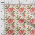 thumbnail image 2 of oneOone Cotton Poplin Red Fabric Floral Sewing Craft Projects Fabric Prints By Yard 56 Inch Wide-M4, 2 of 4