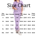 thumbnail image 3 of Ktyne Ensemble de Sarraus Rouges pour Femmes TTG Uniforme d'Infirmière Extensible à Manches Courtes Sarrau et Pantalon Jogger Ensemble de Couleur Unie avec Multiples Poches Bourgogne TTG, 3 of 3