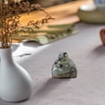 thumbnail image 3 of Birdeem Crystal Carved Laughing Happy Buddha Feng Shui Figurines Wealth, 3 of 12