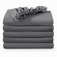 thumbnail image 1 of Bare Home 5-Pack Fitted Sheets - Premium 1800 Collection - Ultra-soft - Deep Pocket - Full, Gray, 1 of 7