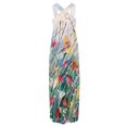 thumbnail image 4 of Sundresses for Femmes Sexy Femmes Summer Conception Robe Décontractée Progressive Sans Manches Suspendu Cou V-Cou Longues Robes de Plage for Femmes sur Clearance, 4 of 5