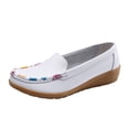 thumbnail image 1 of Chaussures Plates Décontractées pour Femmes à Bout Rond Mocassins Semelle Souple Chaussures Simples Décontractées Type Pois, 1 of 9