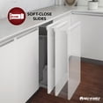 thumbnail image 4 of Rev-A-Shelf Single Pullout 35 qt. Kitchen Trash Can with Soft-Close, 5349-15DM-1, 4 of 10
