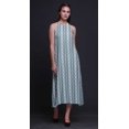 thumbnail image 4 of Bimba Robe Dos Nu Teinture sur Nœuds d'Été pour Fête, Col Licou, Tenue de Plage pour Femmes - Très Petit, 4 of 6