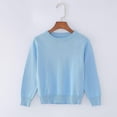 thumbnail image 4 of Chandail pour Enfants Tricoté à Col Rond, Chandail Uni Garçons Filles, 4 of 4