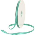 thumbnail image 1 of TONIFUL 3/8 Inch x 100yds Turquoise Aqua Blue Satin Ribbon Thin Solid Fabric Ribbons Roll for Gift Wrapping Invitation Floral Hair Balloons Craft Party Wedding Decoration Valentine's Day Bouquet, 1 of 6