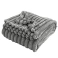 thumbnail image 1 of Thickened Bunny Throw Blanket for Home and Travel - Soft Polyester Cozy Rabbit Knit Comforter for Living Room Bed, 1 of 4