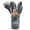 Grey, variant on TopLLC Cooking Non-stick Pan Storage Bucket Wooden Handle Silicone Kitchenware 12-piece Silicone Kitchenware Set Kitchen Gadgets Kitchen Utensils Set