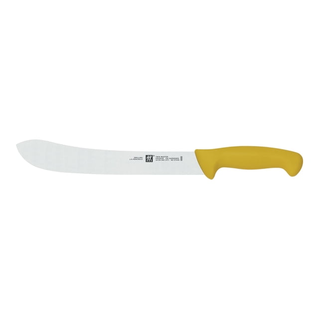 ZWILLING TWIN Master Couteau de Boucher de 10 Pouces, Jaune