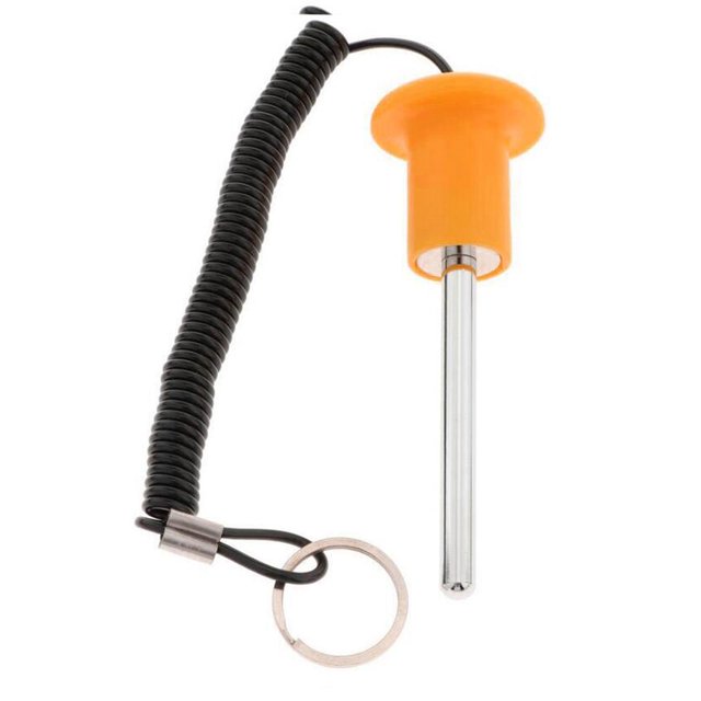 jinwen Weight Stack Pin Accessories Multipurpose Stainless Steel Weight Machine Pin Orange 10x80mm