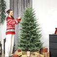 thumbnail image 2 of HOMCOM 6 ft Christmas Tree, Full Realistic Ponderosa Fir, Easy Assembly, 2 of 10