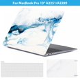 thumbnail image 2 of Pour MacBook Pro 13.3 Pouces Coque 2020 A2251 A2289 avec Écran Retina Coque Rigide en Plastique & Protection Clavier & Écran P2, 2 of 8