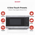 thumbnail image 2 of SHARP SMC0962KSC Compact Countertop Microwave Oven, 0.9 Cu. ft., 900W, Carousel®, One-Touch Cooking, Auto Defrost, Child Safety Lock, 2 of 10