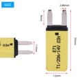 thumbnail image 4 of 20A Yellow Mini Circuit Breaker for Car Truck Boat RV 14V DC Automatic Reset, 4 of 8