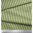 thumbnail image 2 of Soimoi Rayon Crepe Fabric Striped Stripe Decor Fabric Printed Yard 46 Inch Wide, 2 of 3