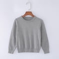 thumbnail image 4 of Chandail pour Enfants Tricoté à Col Rond, Chandail Uni Garçons Filles, 4 of 4