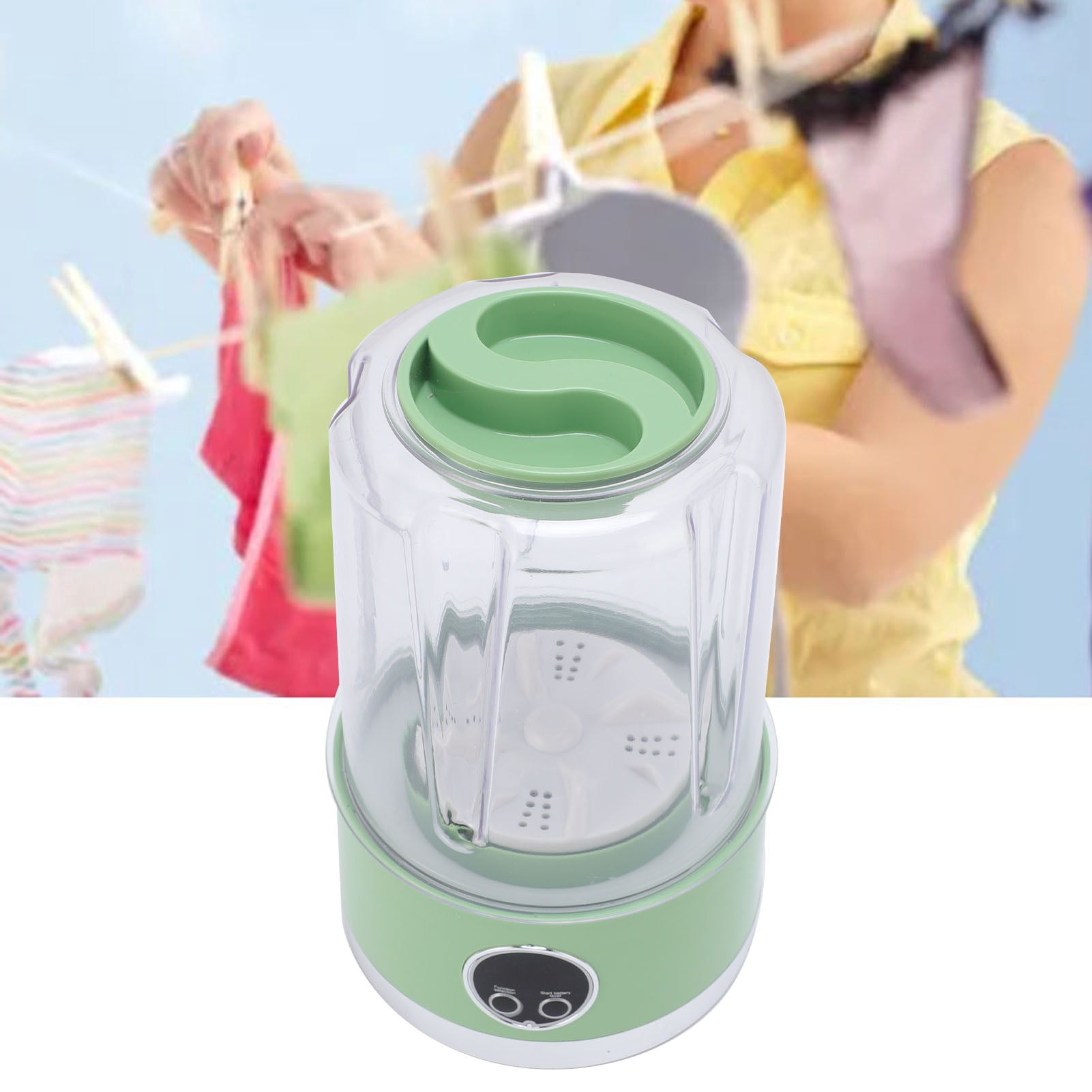 Underwear Washing Machine Portable Mini Washer Cordless Laundry Machine Automatic Portable Underwear Washer for Towels Socks
