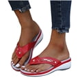thumbnail image 4 of Sandales Décontractées de Mode pour Femmes, Sandales de Plage d'Extérieur, Pantoufles Compensées de Plage, 4 of 9