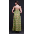 thumbnail image 4 of Bimba Robe Longue Maxi Imprimée en Rayonne à Bretelles Spaghetti Ajustables pour Femmes Boho-Xxx-Grand, 4 of 5