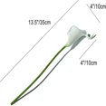 thumbnail image 2 of CHUANK 20pcs Artificial Calla Lily Silk Flowers 13.4” for Home Kitchen Wedding Table Decoration (White), 2 of 18