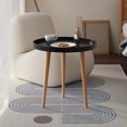 thumbnail image 2 of Rbaofujie Nordic Small Round Table Coffee Table Sofa Side Table Balcony Bedroom Rental Room Living Room Circular Small Coffee Table, 2 of 2