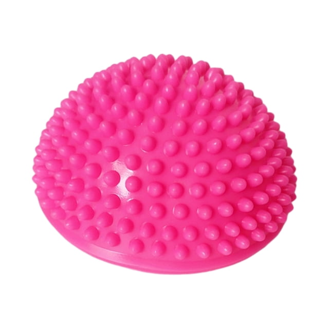 tredstone Half Round Massage Ball Effective Massage Tool Made With PVC Durable And Practical Balance Pod rose red 1Set