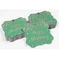 thumbnail image 4 of Inkdotpot Real Rose Gold Foil Happy Birthday Tags Favor Bracket Shape Hang Pack Of 50 Paper Tags, 4 of 6