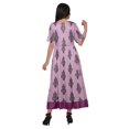thumbnail image 3 of Moomaya Robe Kurta Imprimée Tenue d'Été Kurti pour Dames Tunique Longue Hauts pour Femmes, 3 of 5