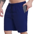 thumbnail image 3 of RKSTN Mens Shorts 2024 Summer Fashion Solid Color Pockets Beach Sports Running Shorts Gym Workout Quick Dry Training Shorts, 3 of 4