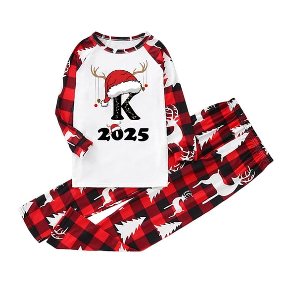 SDNall Christmas Pajamas for Family, Plaid Pajama Pants, Christmas Pajama Pants, Family Christmas Pajamas Set - Child Plaid Pants & Blouse, Dog Christmas Pajamas, Baby Christmas Pajamas