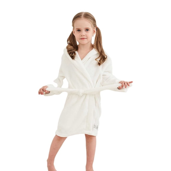 Peignoir TIMIFIS Garçons Filles Peignoirs Enfants à Capuche Vêtements de Nuit Doux en Molleton Peignoirs Mignons Robes de Chambre Tout-Petits Pyjamas Doux en Peluche Vêtements de Nuit Peignoir de Spa (2 Tout-Petits-16 Ans) Variété de Couleurs