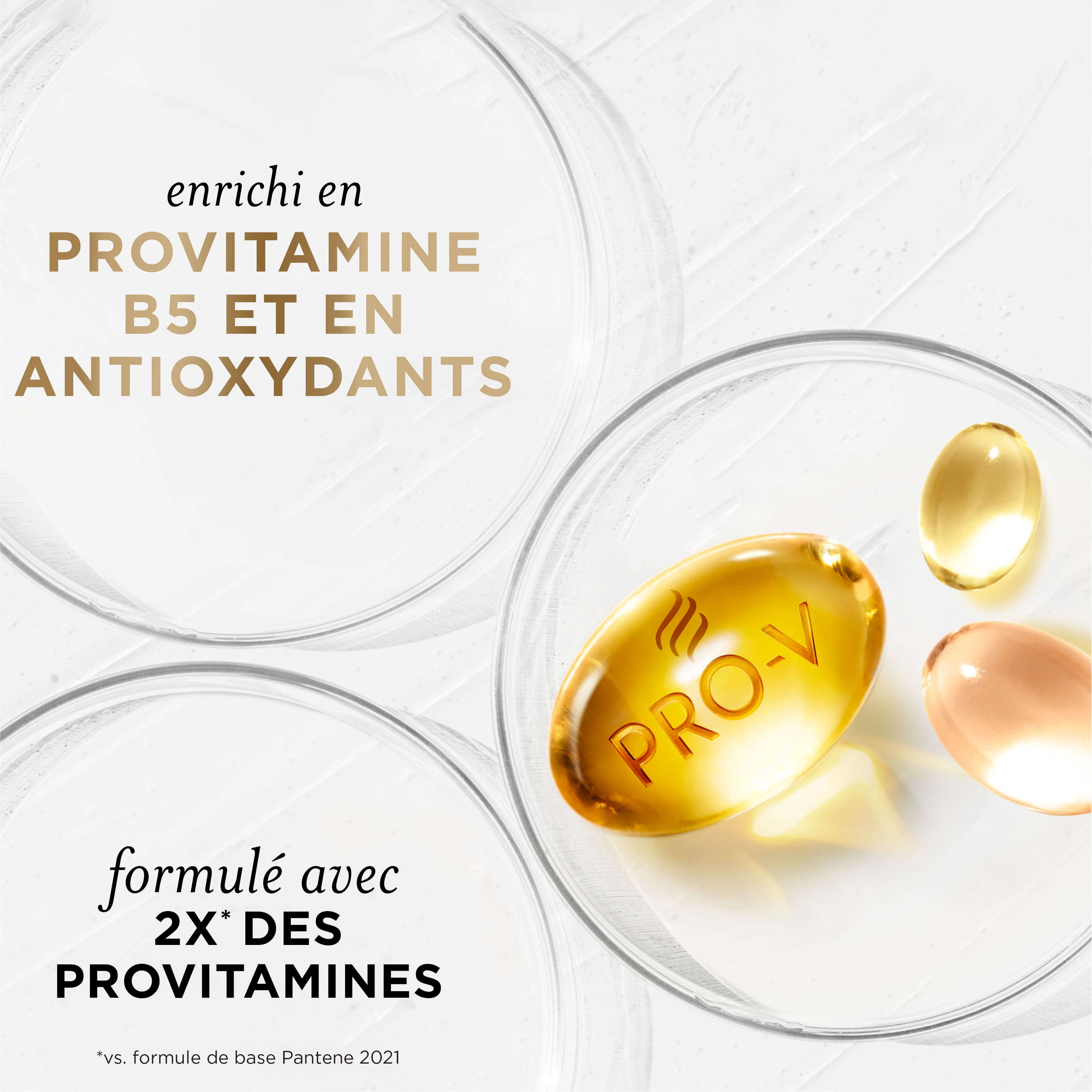 Revitalisant Réparateur enProfondeur Pantene, Masque Capillaire, Perles Fondantes Pro-V, Miracle Rescue, Réparation Des Dommages, Pour Des Cheveux Forts, Brillants et Sains, 237 mL