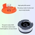 thumbnail image 2 of Black + Decker Lawn Mower Nylon Spool Replacement with Covers and Springs - 6 Pack, 2 of 5