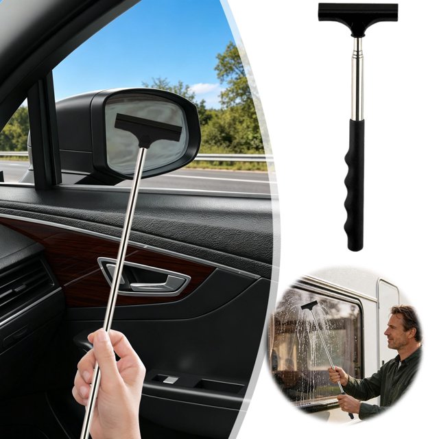 Tong Windshield Wiper Retractable Windshield Cleaning Wiper Rearview Wiper | Suitable For Outdoor Daily Commuting And Road Travel