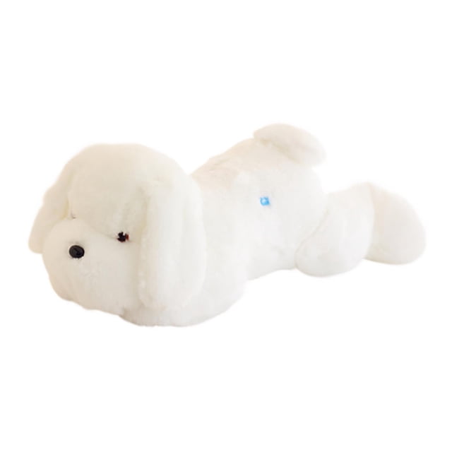 Fridja LED Luminous Cute Papa Dog Big Dog Doll Will Luminous Plush Toy Christmas Gift for Kids