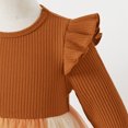 thumbnail image 2 of PatPat Family Matching Outfits Long Sleeve Mesh Dresses and Color-Block Sweater Sets, 2 of 6