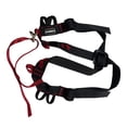 thumbnail image 4 of Climbing Chest Strap Rock Climb Shoulder Straps Professional Adjustable Safety Belt Safe Body Belts Body Fixator for Protection Black, 4 of 6