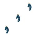 thumbnail image 1 of Wweixi Coat Hooks Easy To Install And Wide Application For Added In Daily Life Retro blue (horse) 3Set, 1 of 6