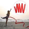 thumbnail image 4 of Rhythmic Dancing Ribbon for Kids in Red Satin Material 4m Long Ideal for Gymnastics and Dance, 4 of 8