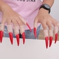 thumbnail image 2 of 20Pcs Halloween Fake Nails Witch Nails Halloween Fingernails for Halloween Party, 2 of 8