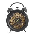 thumbnail image 2 of Monarch Specialties I 9014 - Horloges, Ronde 12 Pouces, Mécanisme à Engrenages, Horloge de Table, Noir, Transitionnel, 2 of 4