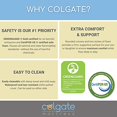 thumbnail image 4 of Bassinet/Cradle Mattress by Colgate Mattress | Waterproof & Non-Toxic | GREENGUARD Gold Certified | 15" X 30" X 2" | Rounded Corners, 4 of 10