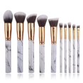 thumbnail image 2 of Makeup Brushes Set Make Up Brushes Professional 10Pcs Marble Makeup Brush Set for Foundation Powder Concealers and Eyeshadow, 2 of 5